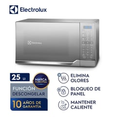 ELECTROLUX - Horno microondas 25l plata electrolux- EMDO25S2GSRUG