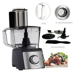 FINEZZA - Procesador de Alimentos FZ –6120PR 1200W 1.5 Lts