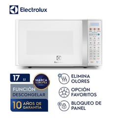 ELECTROLUX - Horno Microondas 17L Blanco - EMDO17S2GSRUW