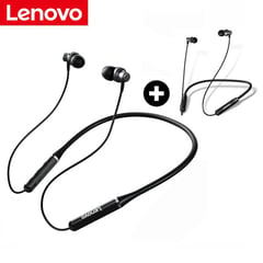 LENOVO - Combo 2 audifonos bluetooth he05 negro (2 pcs)