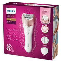 PHILIPS - Depiladora con Set de 9 Accesorios BRE652.