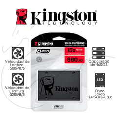 KINGSTON - Disco Sólido 1tb Ssd Original 960gb