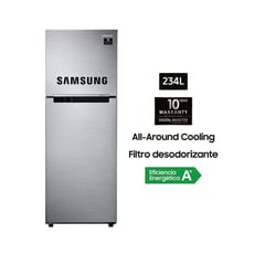 SAMSUNG - Refrigeradora rt22farads8 234l plata