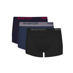 BOSTON - Pack x3 Bóxer Corto Kids Multicolor 1