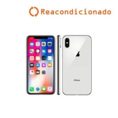 APPLE - iPhone X 256GB Plata - Reacondicionado