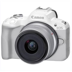 CANON - EOS R50 + RF-S 18-45 mm F4.5-6.3 IS STM Blanco