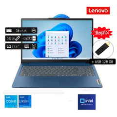 LENOVO - Laptop V15 G4 AMD Athlon Silver 7120U 8GB RAM 1TB SSD+ 1TBHDD EXT +USB Regalo 128GB