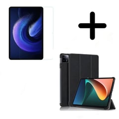 GENERICO - Funda o Flip Cover Para Xiaomi Mi Pad 6 o 6Pro Negro Mica de Vidrio