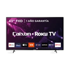 CAIXUN - Led Smart TV 43” FHD Roku TV