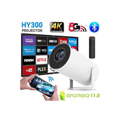 OEM - Proyector HY300 Portatil Smart 4K Bluetooth Android11 Wifi