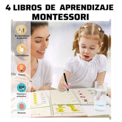 OEM - LIBROS EDUCATIVOS MÁGICOS X 4 UN + 10 TINTAS