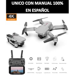 GENERICO - Mini Dron Profesional Portatil E88 Camara HD