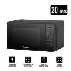 PANASONIC - HORNO MICROONDAS 20L NN-SB25JBRPK NEGRO