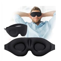 GENERICO - Antifaz para dormir 3D Viscoelástico para Hombre Bloquea Luz