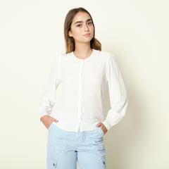 EXIT - Blusa Oceana Hueso Mujer