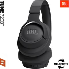 JBL - JBLTUNE 720BT Audifonos Bluetooth Wireless Pure Bass Negro