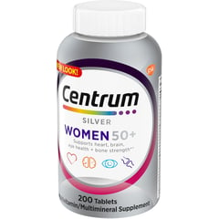 CENTRUM - Silver Mujer 50+Fórmula Avanzada vitaminas y minerales-200