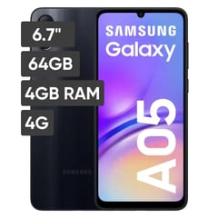 SAMSUNG - Celular Galaxy A05 4GB 64GB - Negro