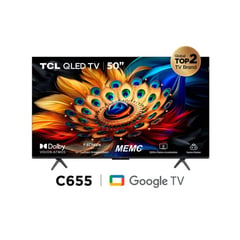 TCL - Televisor 50 Google tv 50C655 Qled 4K ultra Hd