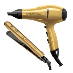 REVLON - Set Estilizador Control de Frizz Dorado