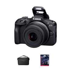 CANON - Camara EOS R100 + 18-45mm IS STM Gratis Estuche + Mem64GB