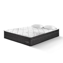 PARAISO - Colchon Pocket Star 2 Plaza + 2 Almohadas + Protector