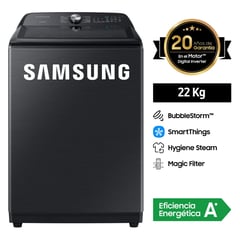 SAMSUNG - Lavadora Bubble Smart 22Kg WA22A8377GV/PE