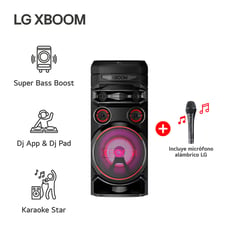 LG - Torre de sonido XBOOM RNC7 Multi-Bluetooth Karaoke Star