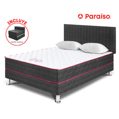 PARAISO - Dormitorio Nappy 2 Plazas + Sofá Cama